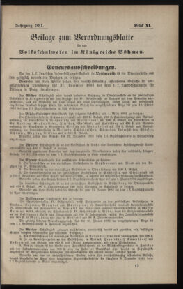 Verordnungsblatt für das Volksschulwesen im Königreiche Böhmen 18820111 Seite: 77