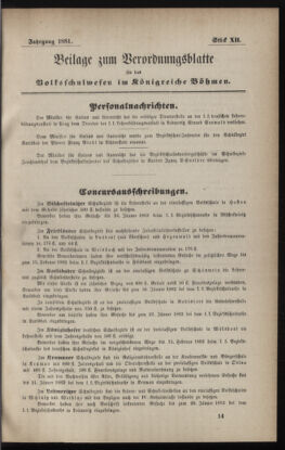 Verordnungsblatt für das Volksschulwesen im Königreiche Böhmen 18820111 Seite: 81