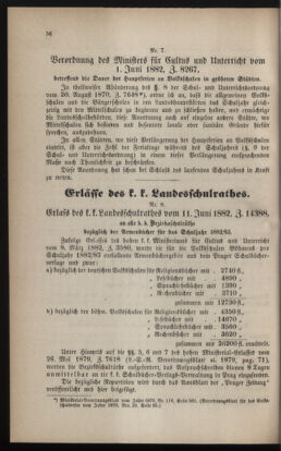 Verordnungsblatt für das Volksschulwesen im Königreiche Böhmen 18820713 Seite: 26