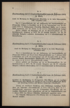 Verordnungsblatt für das Volksschulwesen im Königreiche Böhmen 18830301 Seite: 2