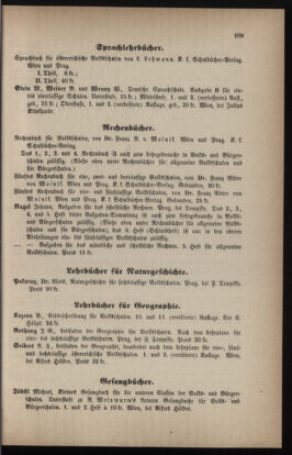 Verordnungsblatt für das Volksschulwesen im Königreiche Böhmen 18830701 Seite: 19