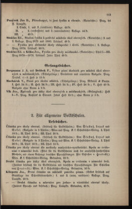 Verordnungsblatt für das Volksschulwesen im Königreiche Böhmen 18830701 Seite: 23