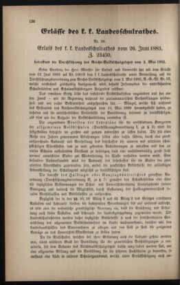 Verordnungsblatt für das Volksschulwesen im Königreiche Böhmen 18830701 Seite: 46