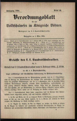 Verordnungsblatt für das Volksschulwesen im Königreiche Böhmen