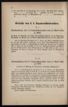 Verordnungsblatt für das Volksschulwesen im Königreiche Böhmen 18840501 Seite: 2