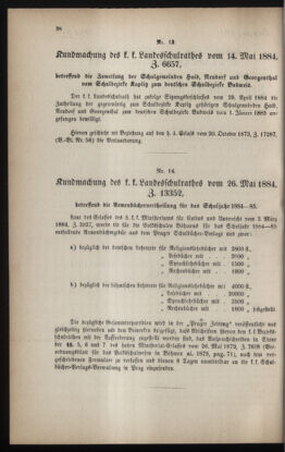 Verordnungsblatt für das Volksschulwesen im Königreiche Böhmen 18840601 Seite: 2