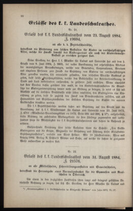 Verordnungsblatt für das Volksschulwesen im Königreiche Böhmen 18841001 Seite: 2