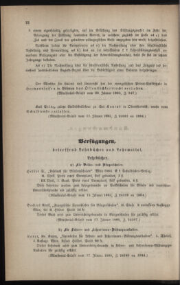 Verordnungsblatt für das Volksschulwesen im Königreiche Böhmen 18850301 Seite: 10