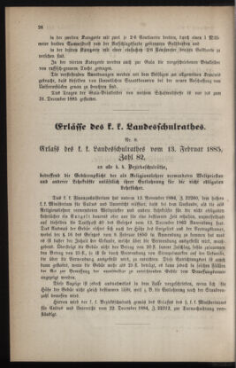 Verordnungsblatt für das Volksschulwesen im Königreiche Böhmen 18850401 Seite: 2