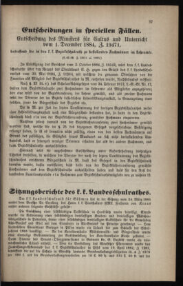 Verordnungsblatt für das Volksschulwesen im Königreiche Böhmen 18850501 Seite: 5