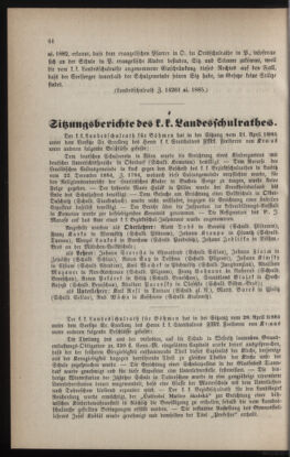 Verordnungsblatt für das Volksschulwesen im Königreiche Böhmen 18850601 Seite: 4