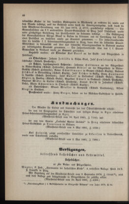 Verordnungsblatt für das Volksschulwesen im Königreiche Böhmen 18850601 Seite: 6