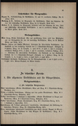 Verordnungsblatt für das Volksschulwesen im Königreiche Böhmen 18850701 Seite: 13