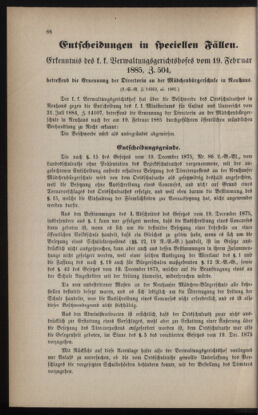 Verordnungsblatt für das Volksschulwesen im Königreiche Böhmen 18850701 Seite: 40