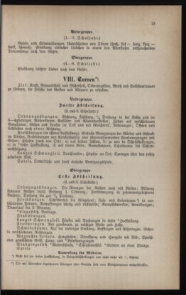 Verordnungsblatt für das Volksschulwesen im Königreiche Böhmen 18850801 Seite: 19