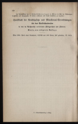 Verordnungsblatt für das Volksschulwesen im Königreiche Böhmen 18850901 Seite: 6