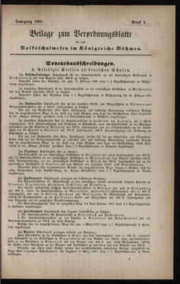 Verordnungsblatt für das Volksschulwesen im Königreiche Böhmen 18860101 Seite: 11