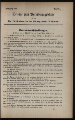 Verordnungsblatt für das Volksschulwesen im Königreiche Böhmen 18860101 Seite: 95