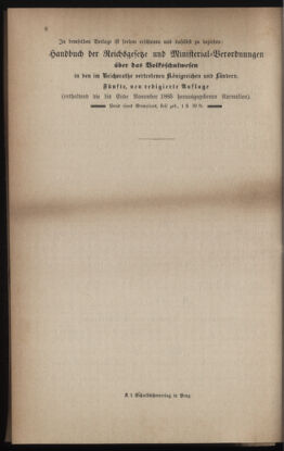 Verordnungsblatt für das Volksschulwesen im Königreiche Böhmen 18860201 Seite: 6