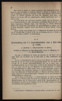 Verordnungsblatt für das Volksschulwesen im Königreiche Böhmen 18860601 Seite: 6