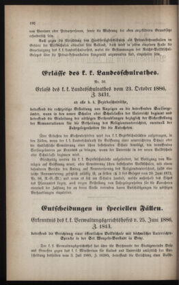 Verordnungsblatt für das Volksschulwesen im Königreiche Böhmen 18861101 Seite: 2