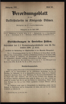 Verordnungsblatt für das Volksschulwesen im Königreiche Böhmen