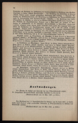 Verordnungsblatt für das Volksschulwesen im Königreiche Böhmen 18870630 Seite: 38