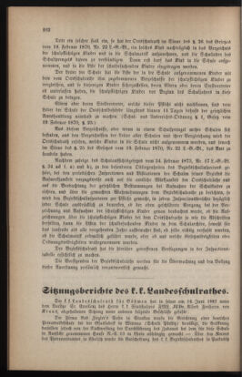 Verordnungsblatt für das Volksschulwesen im Königreiche Böhmen 18870731 Seite: 6