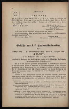 Verordnungsblatt für das Volksschulwesen im Königreiche Böhmen 18880331 Seite: 6