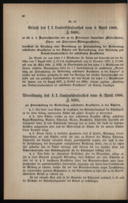 Verordnungsblatt für das Volksschulwesen im Königreiche Böhmen 18880430 Seite: 2