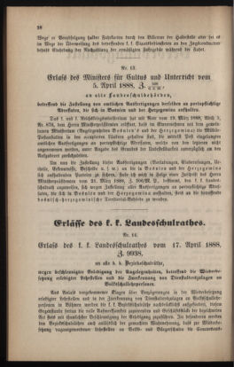 Verordnungsblatt für das Volksschulwesen im Königreiche Böhmen 18880531 Seite: 2