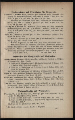 Verordnungsblatt für das Volksschulwesen im Königreiche Böhmen 18880630 Seite: 19