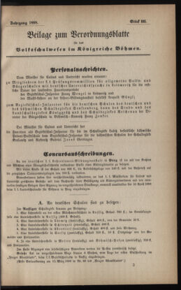 Verordnungsblatt für das Volksschulwesen im Königreiche Böhmen 18881231 Seite: 19