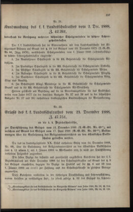 Verordnungsblatt für das Volksschulwesen im Königreiche Böhmen 18881231 Seite: 5