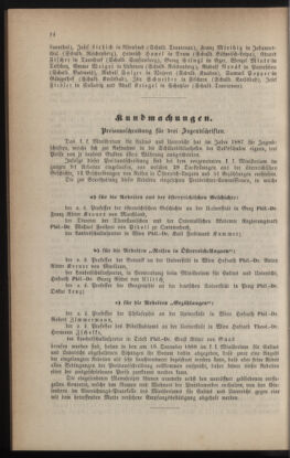 Verordnungsblatt für das Volksschulwesen im Königreiche Böhmen 18890131 Seite: 14