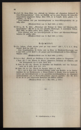 Verordnungsblatt für das Volksschulwesen im Königreiche Böhmen 18890531 Seite: 22