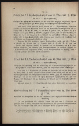 Verordnungsblatt für das Volksschulwesen im Königreiche Böhmen 18890531 Seite: 6