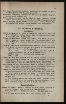 Verordnungsblatt für das Volksschulwesen im Königreiche Böhmen 18890630 Seite: 17