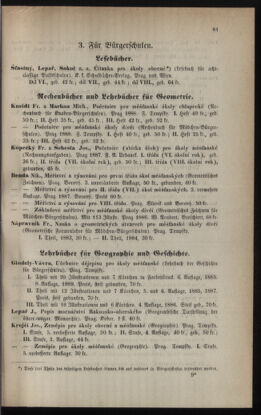 Verordnungsblatt für das Volksschulwesen im Königreiche Böhmen 18890630 Seite: 19