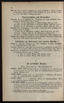 Verordnungsblatt für das Volksschulwesen im Königreiche Böhmen 18890630 Seite: 20