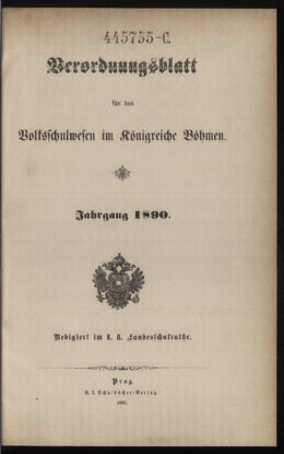 Verordnungsblatt für das Volksschulwesen im Königreiche Böhmen 18891231 Seite: 89