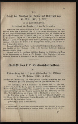 Verordnungsblatt für das Volksschulwesen im Königreiche Böhmen 18900331 Seite: 3