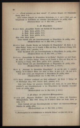 Verordnungsblatt für das Volksschulwesen im Königreiche Böhmen 18900630 Seite: 40