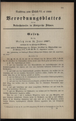 Verordnungsblatt für das Volksschulwesen im Königreiche Böhmen 18900630 Seite: 43