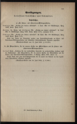 Verordnungsblatt für das Volksschulwesen im Königreiche Böhmen 18900731 Seite: 7