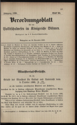 Verordnungsblatt für das Volksschulwesen im Königreiche Böhmen 18901130 Seite: 1