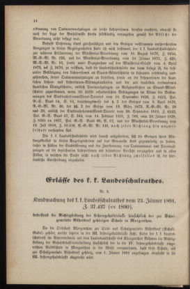 Verordnungsblatt für das Volksschulwesen im Königreiche Böhmen 18910228 Seite: 2