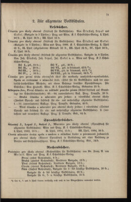 Verordnungsblatt für das Volksschulwesen im Königreiche Böhmen 18910630 Seite: 21