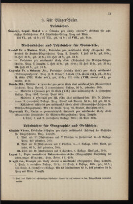 Verordnungsblatt für das Volksschulwesen im Königreiche Böhmen 18910630 Seite: 23