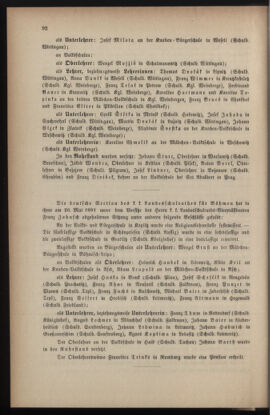 Verordnungsblatt für das Volksschulwesen im Königreiche Böhmen 18910630 Seite: 42